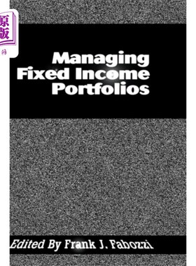 海外直订Managing Fixed Income Portfolios 管理固定收益投资组合