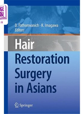 海外直订医药图书Hair Restoration Surgery in Asians 亚洲人的毛发修复手术