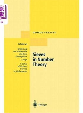 海外直订Sieves in Number Theory 数论中的筛