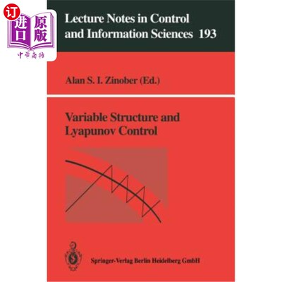 海外直订Variable Structure and Lyapunov Control 变结构与李雅普诺夫控制