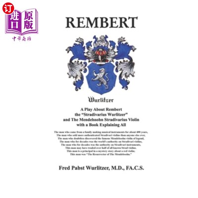 海外直订Rembert: A Play About Rembert, the 