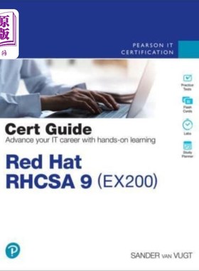 海外直订Red Hat RHCSA 9 Cert Guide 红帽9杯指南