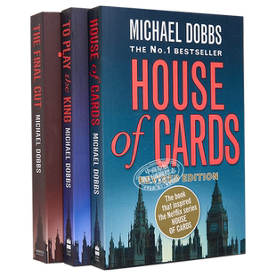 House of Cards 美剧纸牌屋原著三部曲小说 英文原版 Michael Dobbs【中商原版】