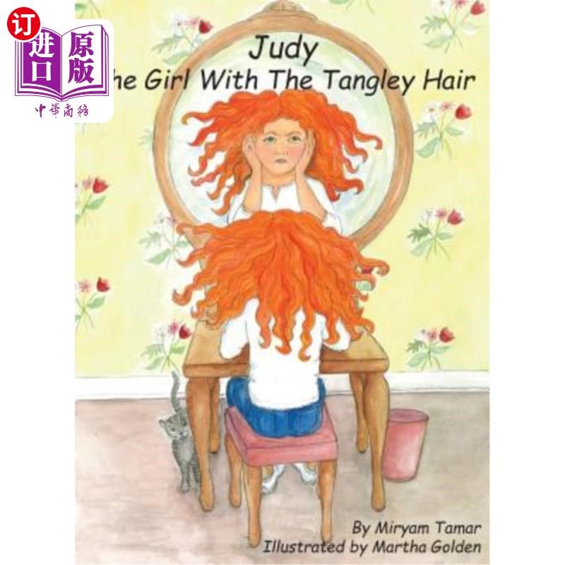海外直订judy the girl with the tangley hair 头发乱糟糟的女孩朱迪