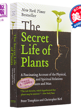 植物的秘密生活 The Secret Life of Plants 英文原版 Peter Tompkins 植物学 科学百科 生命科学【中商原版】