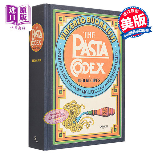 面食法典 1001个食谱 The Pasta Codex 1001Recipes 英文原版  Vincenzo Buonassisi 意大利面和其他面食 经典菜肴【中商原版