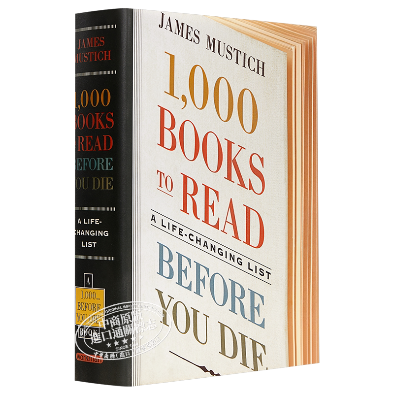 一生必读的1000本书:改变一生的书单 英文原版 1,000 Books to Read Before You Die【中商原版】