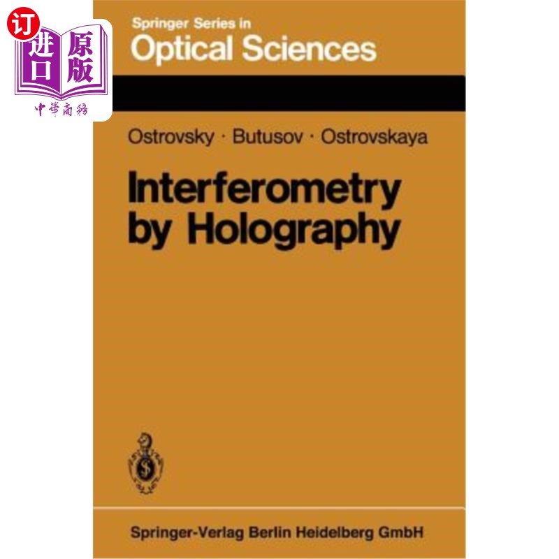 海外直订Interferometry by Holography 全息干涉术