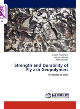 海外直订Strength and Durability of Fly Ash Geopolymers 粉煤灰地质聚合物的强度和耐久性