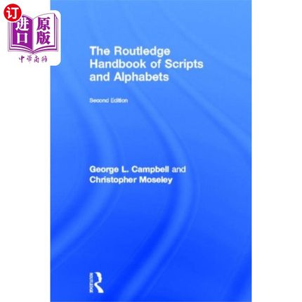 海外直订Routledge Handbook of Scripts and Alphabets 劳特利奇手册的脚本和字母