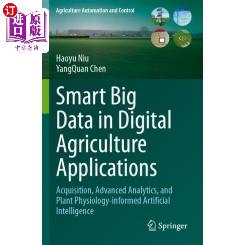 海外直订Smart Big Data in Digital Agriculture Applicatio... 智慧大数据在数字农业中的应用