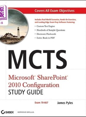 海外直订McTs Microsoft Sharepoint 2010 Configuration Study Guide: Exam 70-667 [With CDRO McTs微软Shar