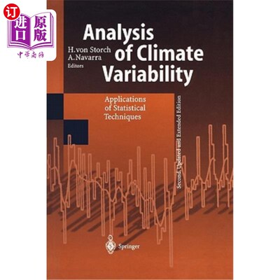 海外直订Analysis of Climate Variability: Applications of Statistical Techniques Proceedi 气候变化分析：统计技术的应
