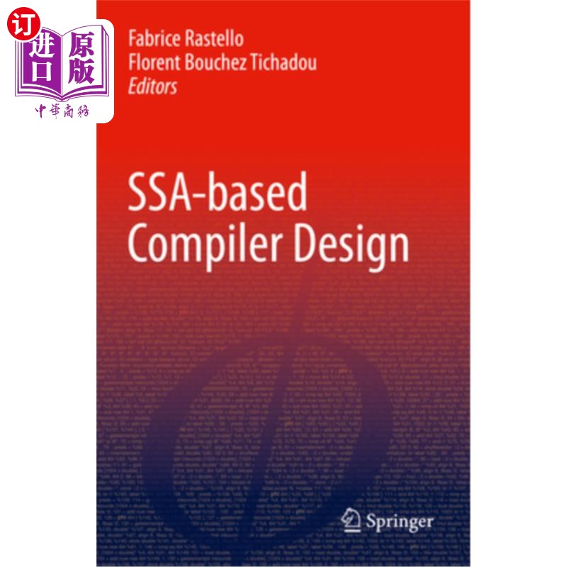 海外直订Ssa-Based Compiler Design 基于ssa的编译器设计