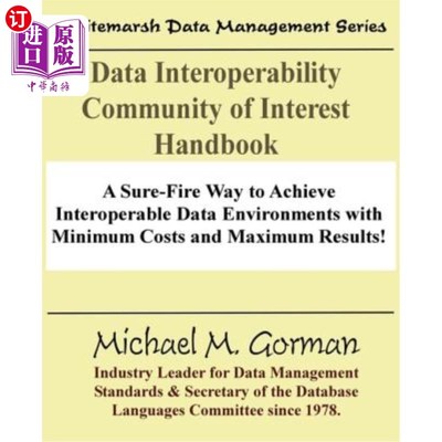 海外直订Data Interoperability Community of Interest Handbook 数据互操作性兴趣社区手册