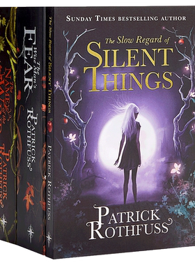 预售 弑君者传奇三部曲 英文原版书籍 Kingkiller Chronicle Patrick Rothfuss 帕特里克罗斯福斯 科幻小说 风之名+智者之惧+寂静?
