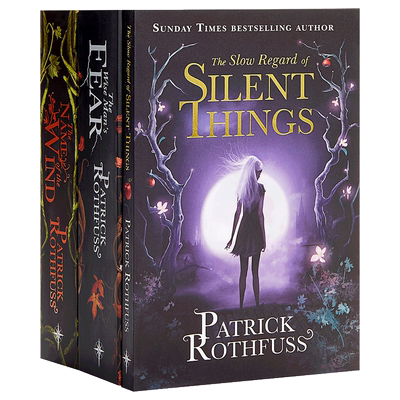 弑君者传奇三部曲 英文原版书籍 Kingkiller Chronicle Patrick Rothfuss 帕特里克罗斯福斯 科幻小说 风之名+智者之惧+寂静?