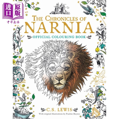 纳尼亚传奇涂色书  The Chronicles of Narnia Colouring Book 英文原版 C S  Lewis 休闲娱乐 【中商原版】