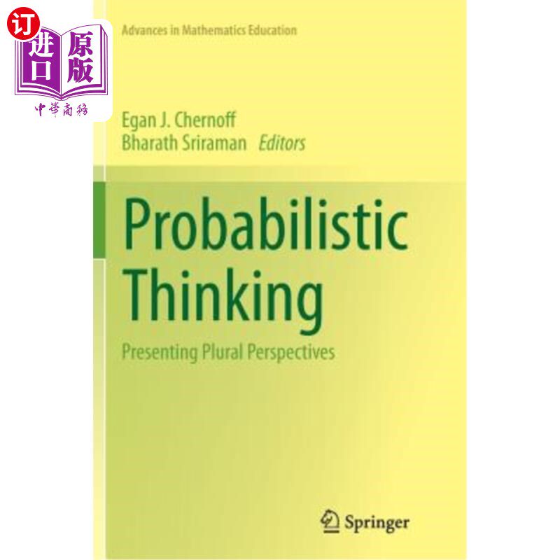海外直订Probabilistic Thinking: Presenting Plural Perspectives 概率思维:呈现多元视角