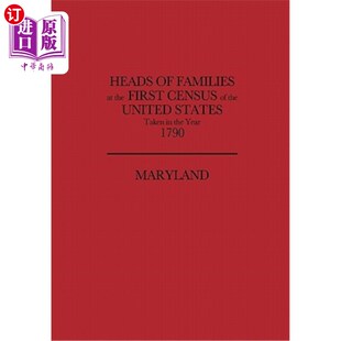 the United 海外直订Heads Year First Families Taken States Census 1790年美国第一次人口普查