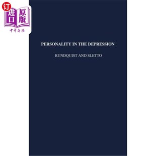 抑郁症患者 Depression 人格：一项态度测量研究 Measurement Study 海外直订Personality Attitudes the