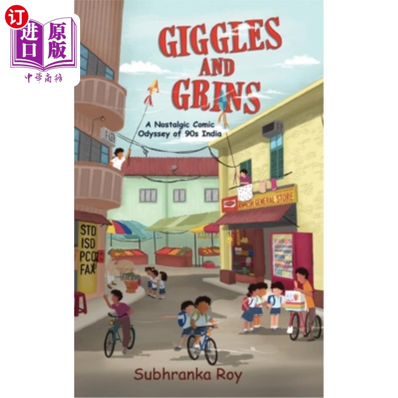 海外直订Giggles and Grins - A Nostalgic Comic Odyssey of 90s India 咯咯笑和咧嘴笑——90年代印度的怀旧喜剧奥德赛