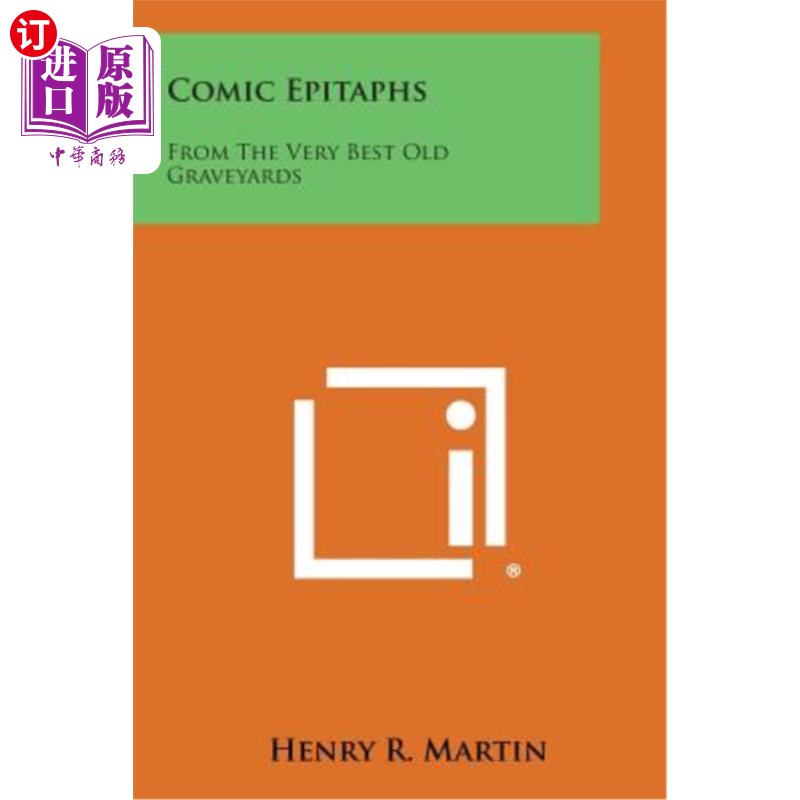 海外直订Comic Epitaphs: From the Very Best Old Graveyards 漫画墓志铭：从最好的老墓地