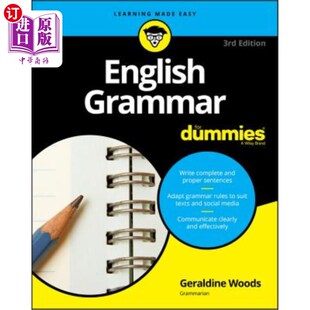 海外直订English Grammar for Dummies 傻瓜英语语法