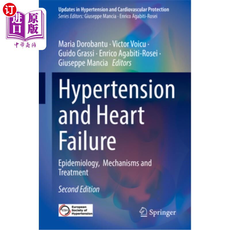 海外直订医药图书Hypertension and Heart Failure: Epidemiology, Mechanisms and Treatment 高血压和心力衰竭：流行病学、