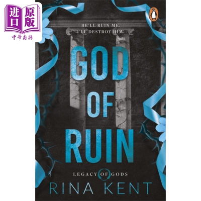 毁灭之神 纽约时报畅销书作 TikTok 红人 浪漫爱情小说 God of Ruin 英文原版 Rina Kent 【中商原版】