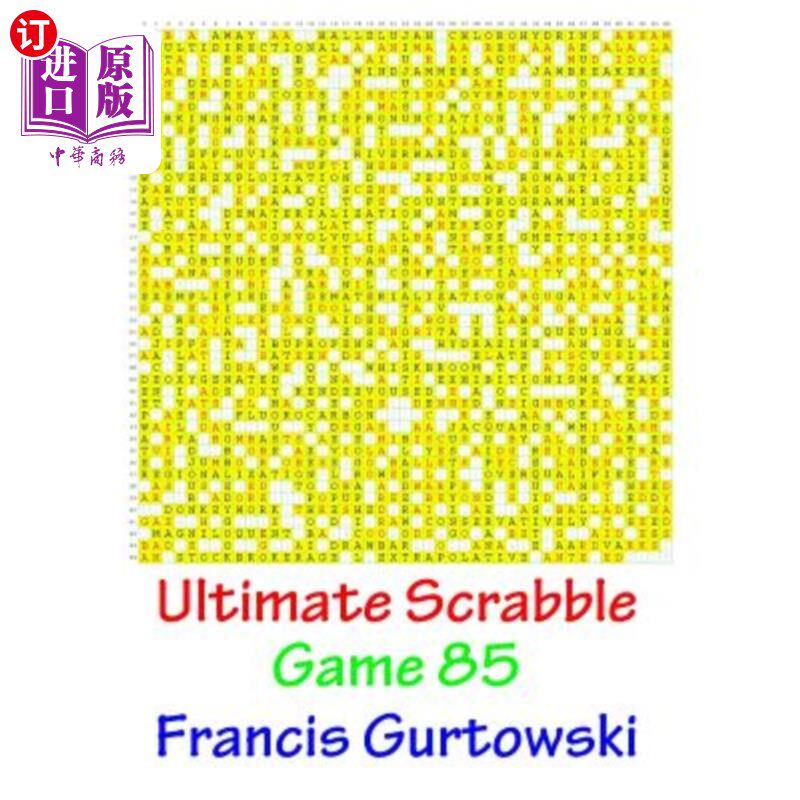 海外直订Ultimate Scrabble Game 85 终极拼字游戏85