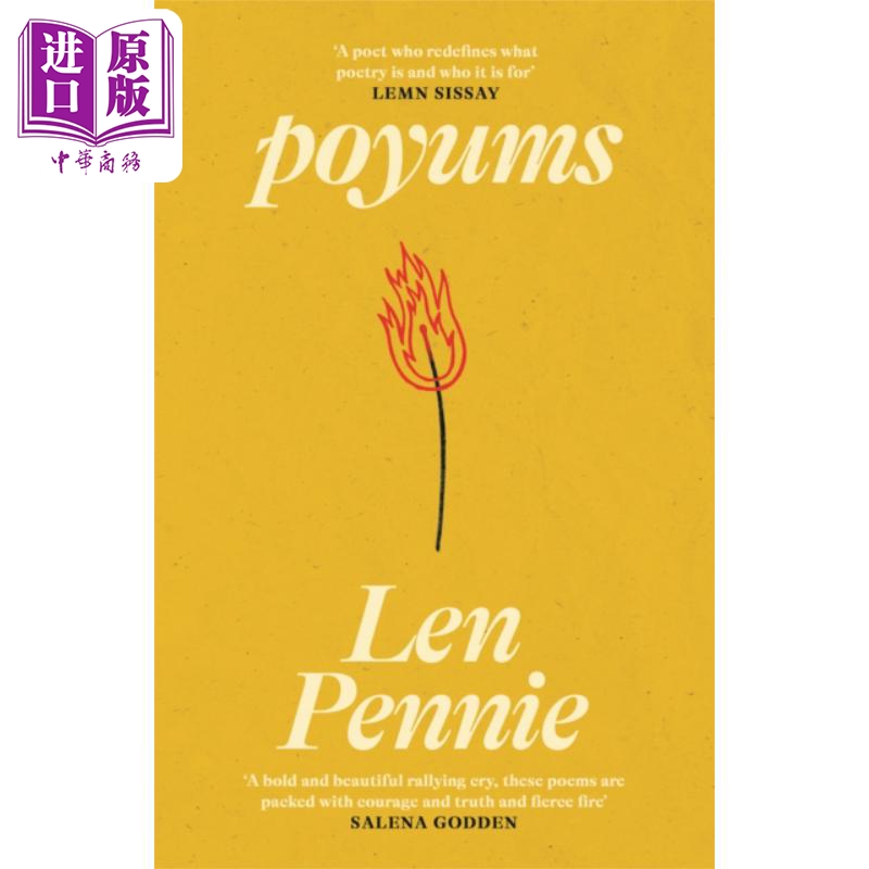 波尤姆斯 诗集 英文原版 poyums Len Pennie 外国诗歌 女性文学【中商原版】