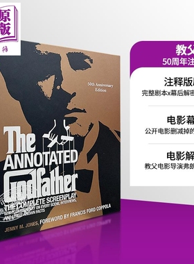 教父 50周年注释版 剧本 英文原版 The Annotated Godfather 50th Anniversary Edition Jenny M Jones【中商原版】