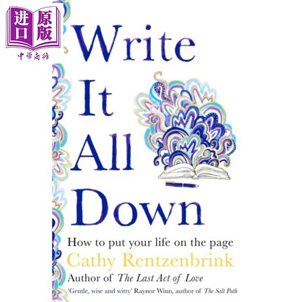 现货 把它全部写下来 如何把你的生活写在纸上 英文原版 Write It All Down Cathy Rentzenbrink【中商原版】