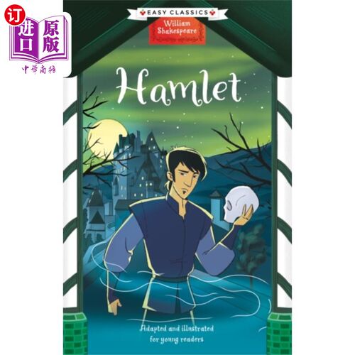海外直订Shakespeare: Hamlet (Easy Classics) 莎士比亚：《哈姆雷特》（简单经典）