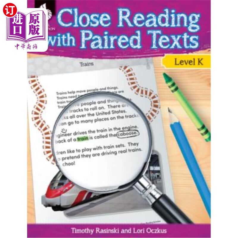 海外直订Close Reading with Paired Texts Level K (Level K): Engaging Lessons to Improve C 近距离阅读与配对文本K级（K