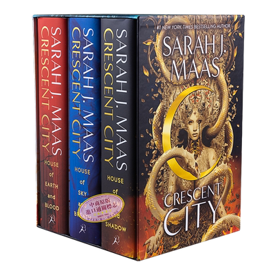 预售 新月城英文原版精装盒装3册 Crescent City Box Set Sarah J. Maas 浪漫奇幻小说英文版