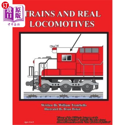 海外直订Trains and Real Locomotives 火车和真正的机车