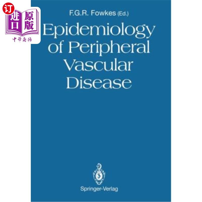 海外直订医药图书epidemiology of peripheral vascular disease 外周