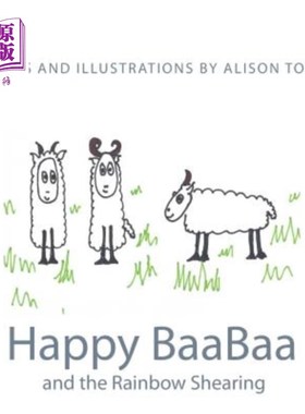 海外直订Happy BaaBaa and the Rainbow Shearing 巴巴快乐，剪彩虹羊毛快乐