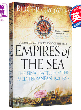 海洋帝国 地中海大决战 地中海史诗三部曲 英文原版 Empires of the Sea 历史 罗杰 克劳利 Roger Crowley【中商原版】