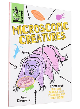 太喜欢科学了 微小科学系列 微观生物 英文原版 Tiny Science Microscopic Creatures Anna Claybourne【中商原版】
