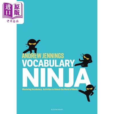 现货 英国原版趣味少儿小学教辅 词汇忍者 Vocabulary Ninja 儿童英语词汇量提升 Bloomsbury【中商原版】