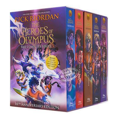 Percy Jackson 波西杰克逊和奥林匹斯英雄5本套装 第二季 英文原版 美版平装 Heroes of Olympus Rick Riordan 可搭哈利波特