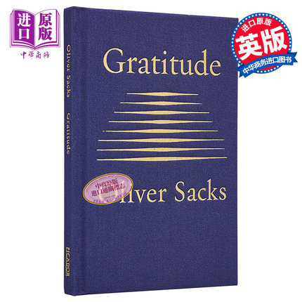 现货 Gratitude 英文原版 奥利弗·萨克斯：感恩 Oliver Sacks 散文随笔【中商原版】