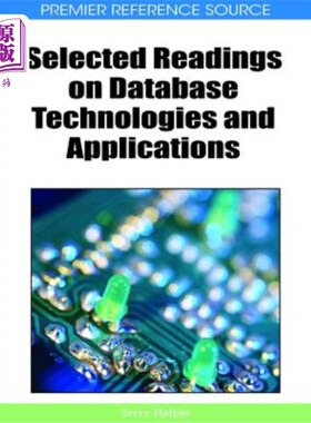 海外直订Selected Readings on Database Technologies and Applications 数据库技术与应用选读