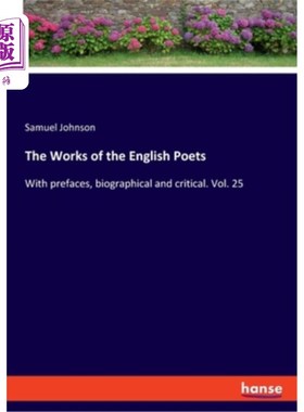 海外直订The Works of the English Poets: With prefaces, biographical and critical. Vol. 2 英国诗人的作品：有序言、传