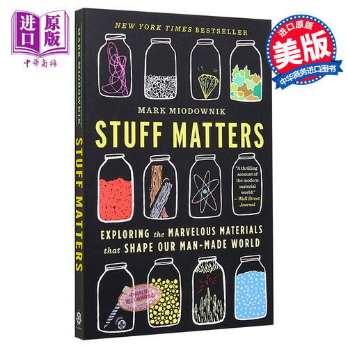 【中商原版】迷人的材料 英文原版 Stuff Matters 10种改变世界的神奇物质