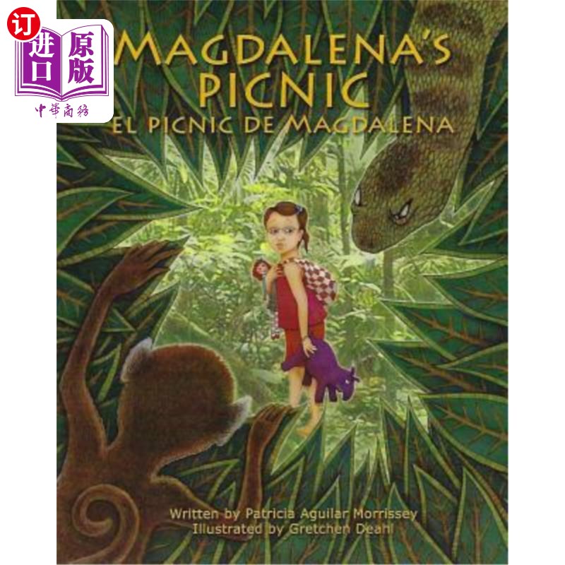 海外直订Magdalena's Picnic: A small girl, her doll and a silly purple tapir go on an Ama Magdalena的