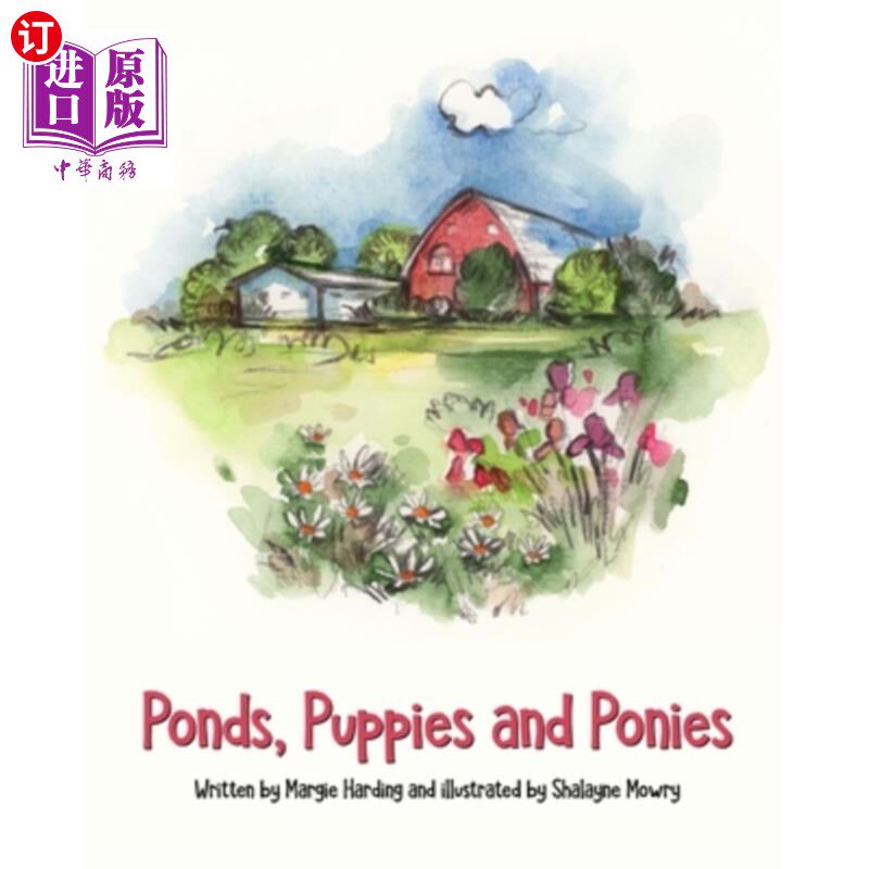 海外直订Ponds Puppies Ponies 池塘小狗小马